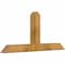 Ekena Millwork Portland Rough Sawn Timber Gable Bracket, Western Red Cedar, 48"W x 22"H x 4"D x 4"F, 11/12 Pitch GBW048X22X0404POR00RWR - alternate 5